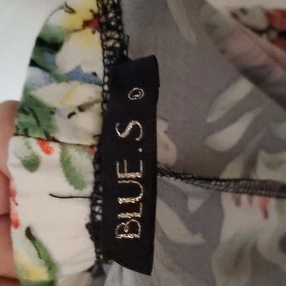 **2 piece tropical set pants and wrap top size large - Picture 10 of 11